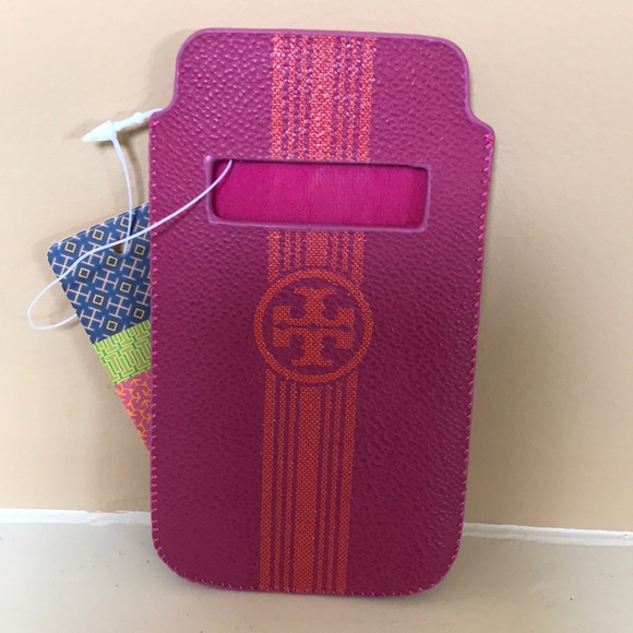 *NWT* Tory Burch Pink Credit Card Holder - Picture 1 of 4